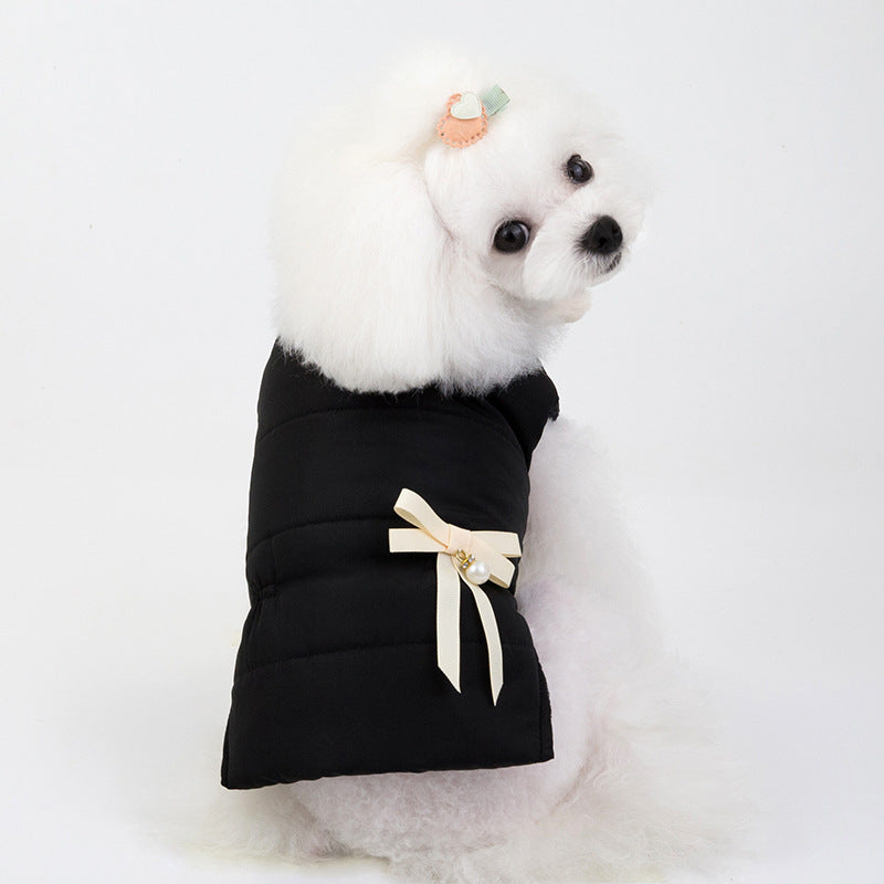 Noir Belle Bow Vest