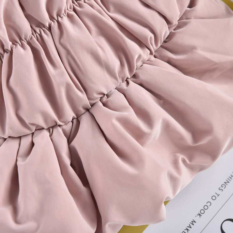FrostBloom Bubble Skirt Winter Jacket