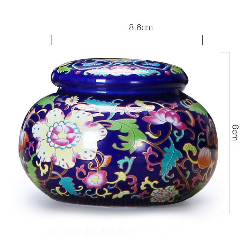 Eternal Bloom Ceramic Pet Urn