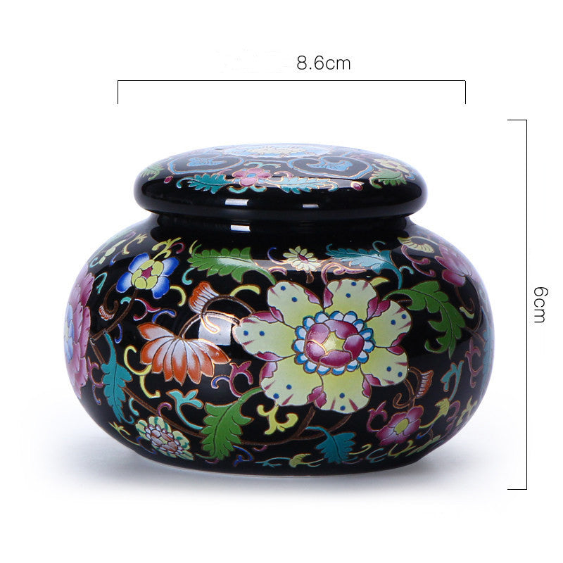 Eternal Bloom Ceramic Pet Urn
