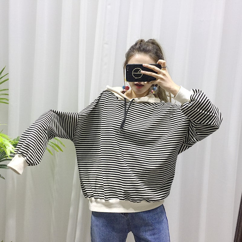 Stripe & Snuggle Hoodie