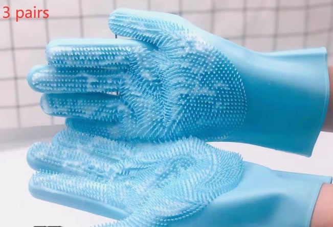 Pearly Paws Silicone Groom & Massage Gloves