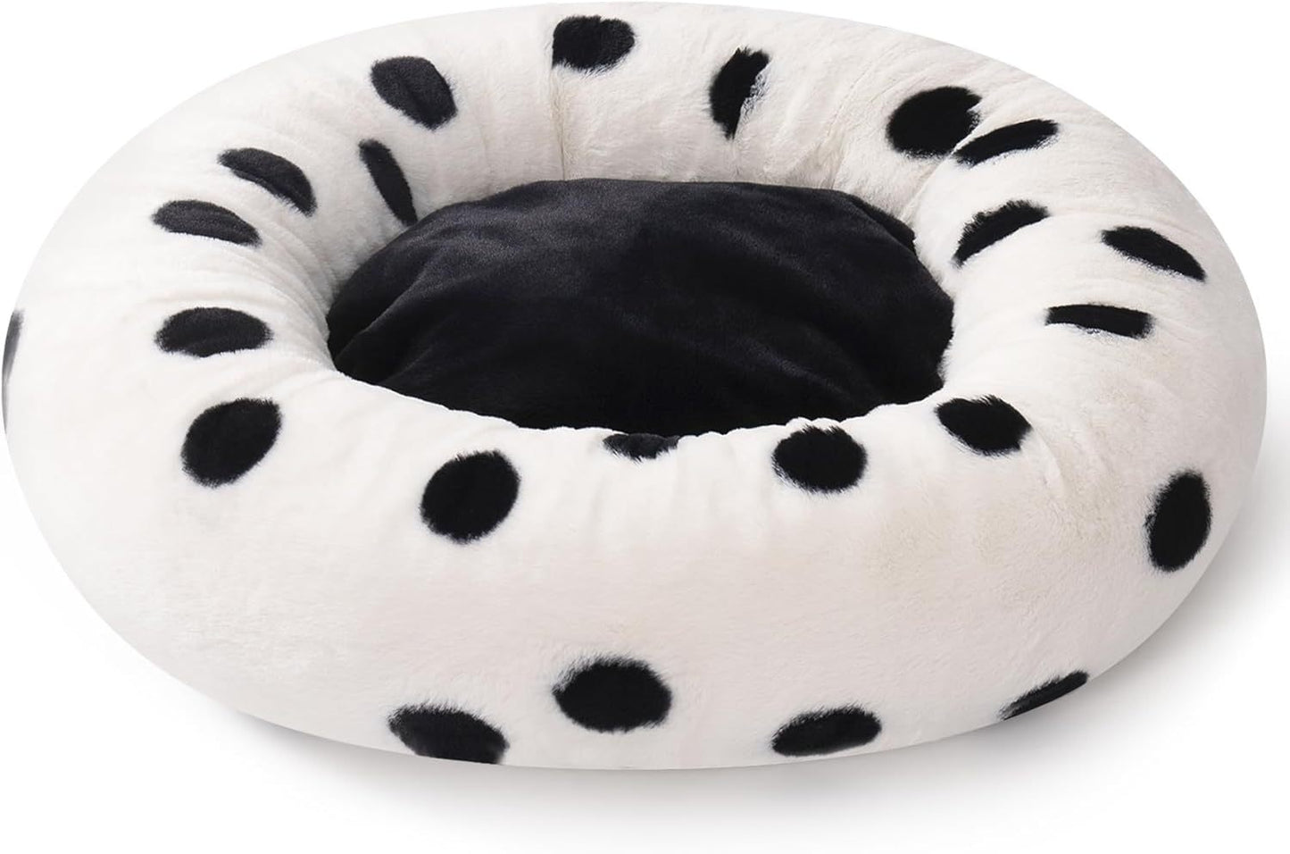 Luxury Donut Pet Bed – Chic Round Cat & Small Dog Bed with Plush Comfort, Washable & Non-Slip Base