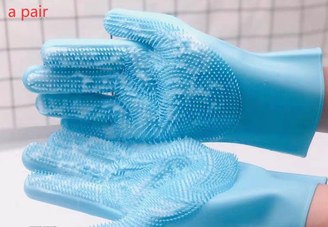 Pearly Paws Silicone Groom & Massage Gloves