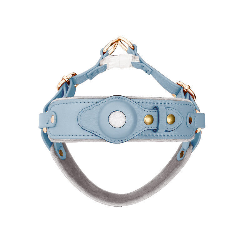The Executive Leather AirTag Harness