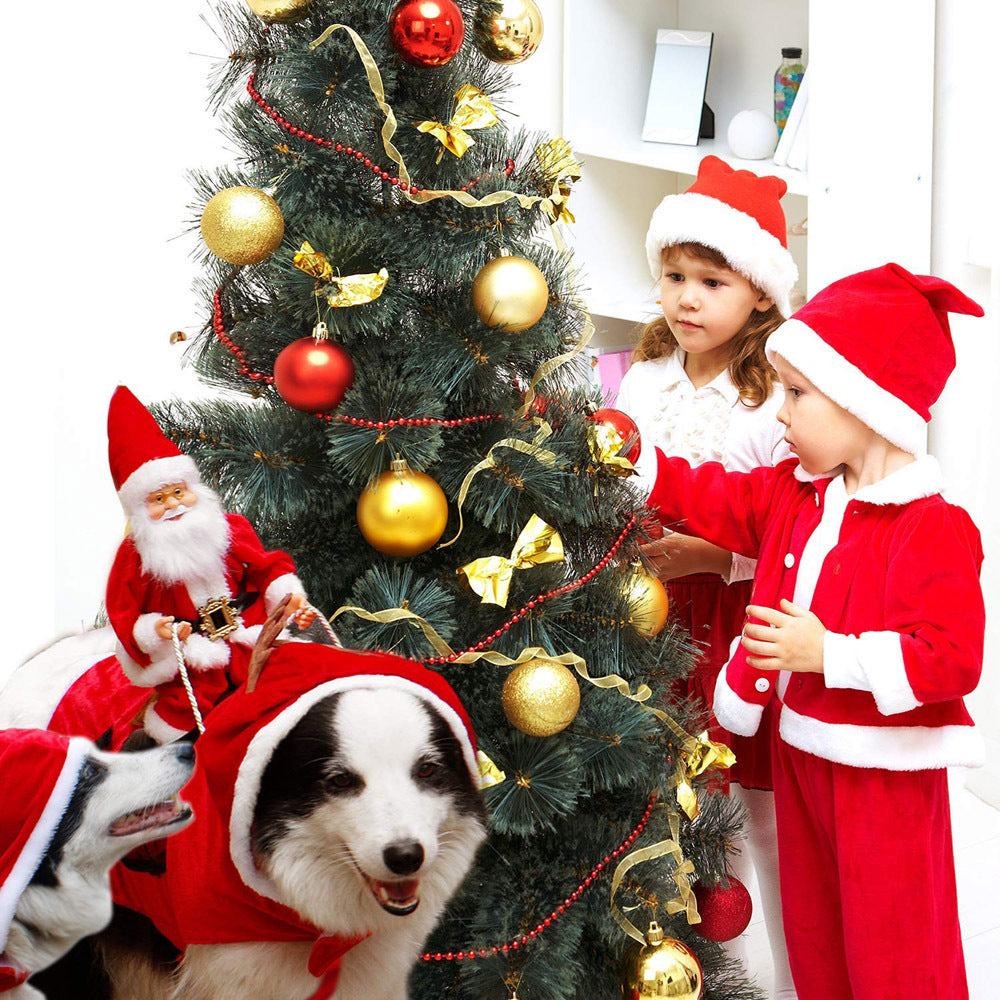 Santa Claus Dog Costume | Festive Pet Outfit for Christmas Fun