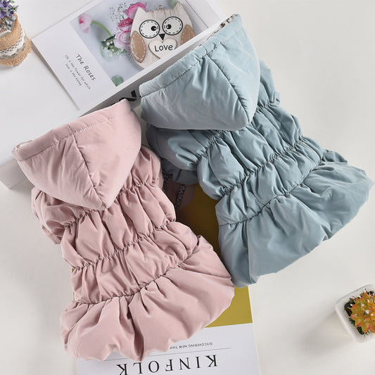 FrostBloom Bubble Skirt Winter Jacket