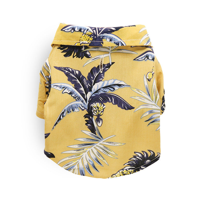 Hawaiian Pet Shirt for Dogs & Cats | Tropical Summer Outfit