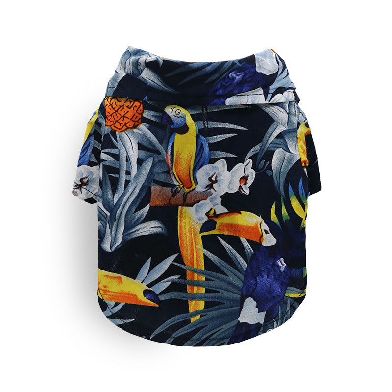 Hawaiian Pet Shirt for Dogs & Cats | Tropical Summer Outfit
