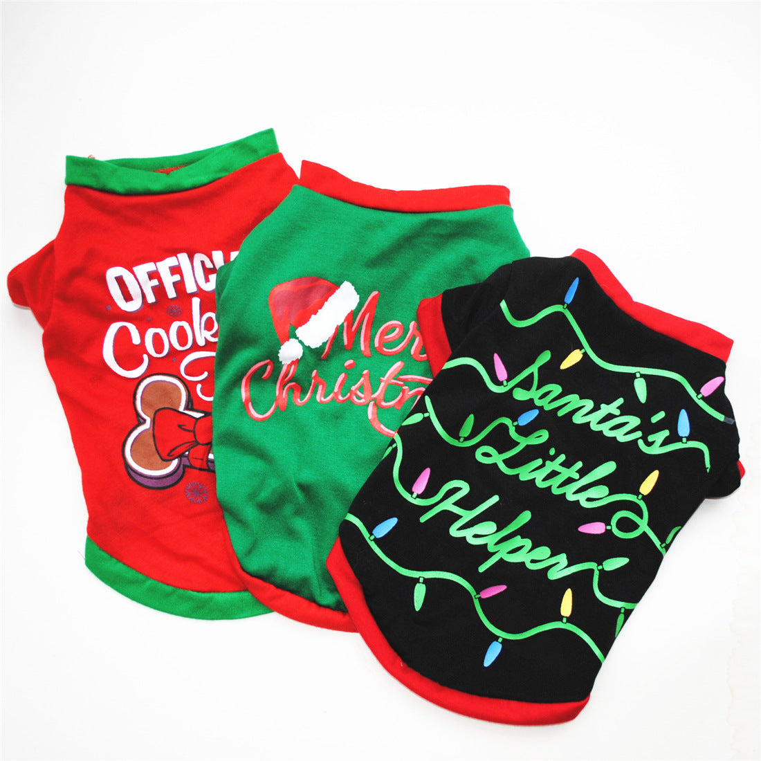 Santa’s Little Helper Dog Shirt | Festive Christmas Pet T-Shirts