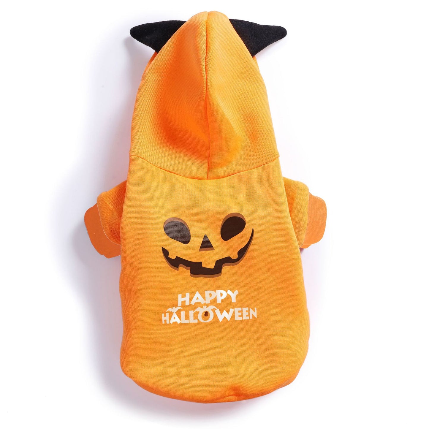Halloween Pumpkin Dog Hoodie | Cozy Pet Costume for Spooky Fun