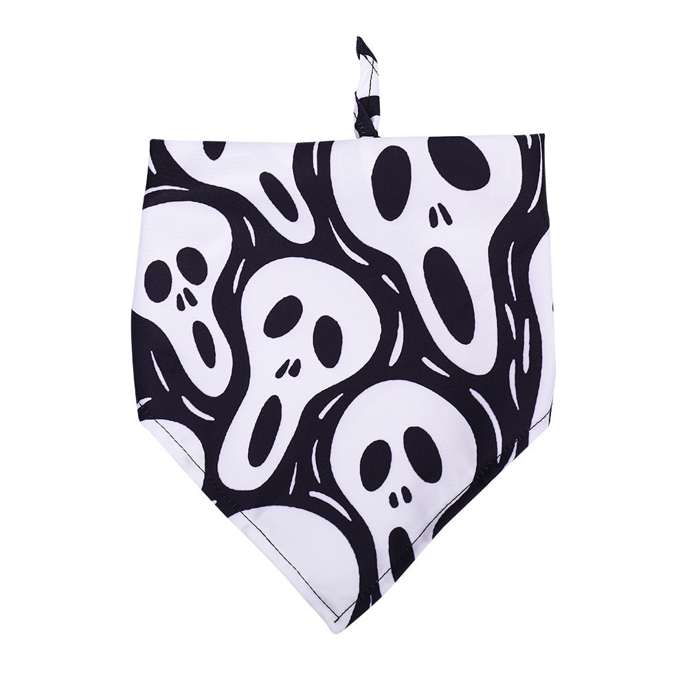 Halloween Dog Bandana | Skull, Pumpkin & Skeleton Pet Scarf