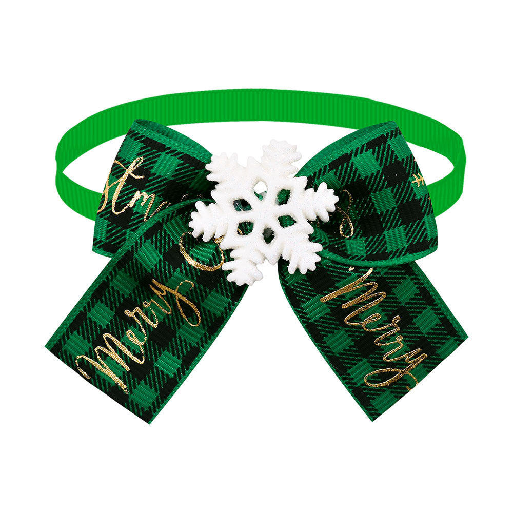 Christmas Pet Bow Tie Collar | Adjustable, Festive & Adorable