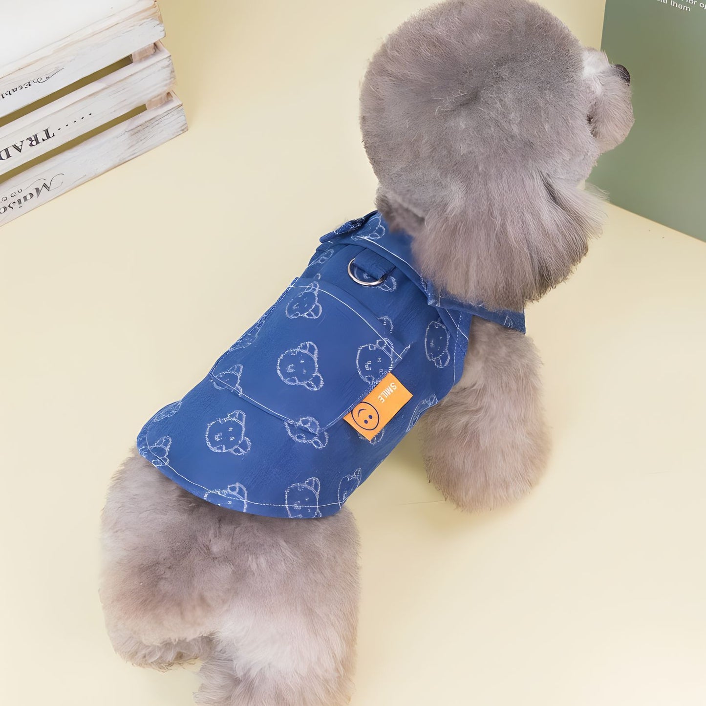 Denim Princess Dog Dress | Lightweight, Cute & Stylish for Small Pets
