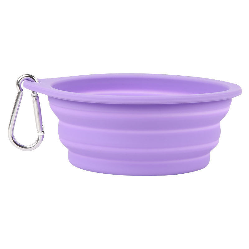 Collapsible Silicone Dog Bowl | Portable, Leakproof Travel Feeder