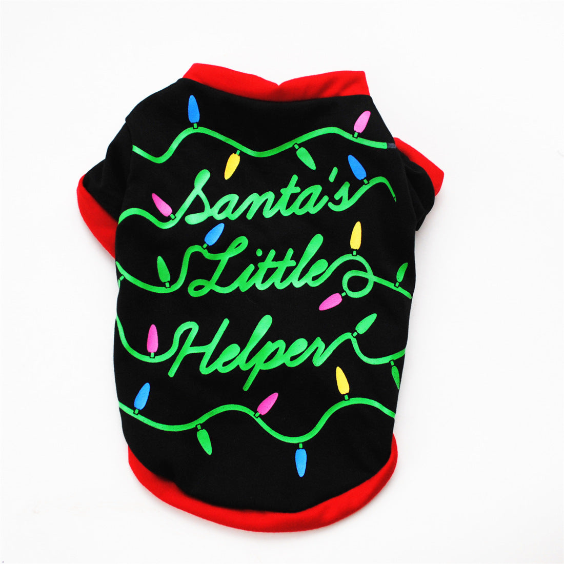 Santa’s Little Helper Dog Shirt | Festive Christmas Pet T-Shirts