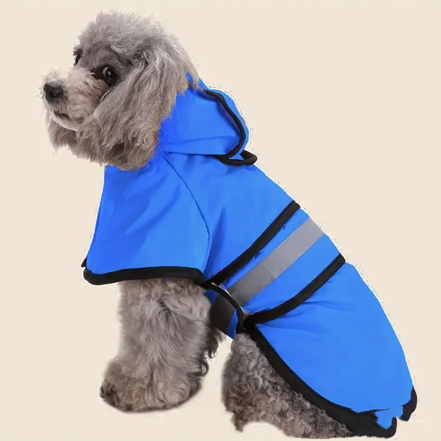Reflective Dog Raincoat Poncho | Waterproof, Safe & Stylish