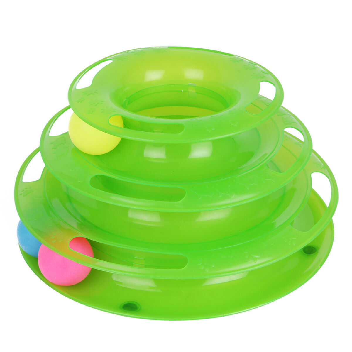 Cat Ball Tower Toy | 3-Level Interactive Track for Active Play