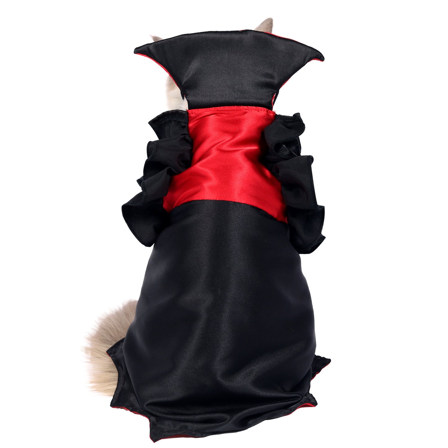 Cat Vampire Costume | Halloween Dracula Cape for Cats & Small Pets