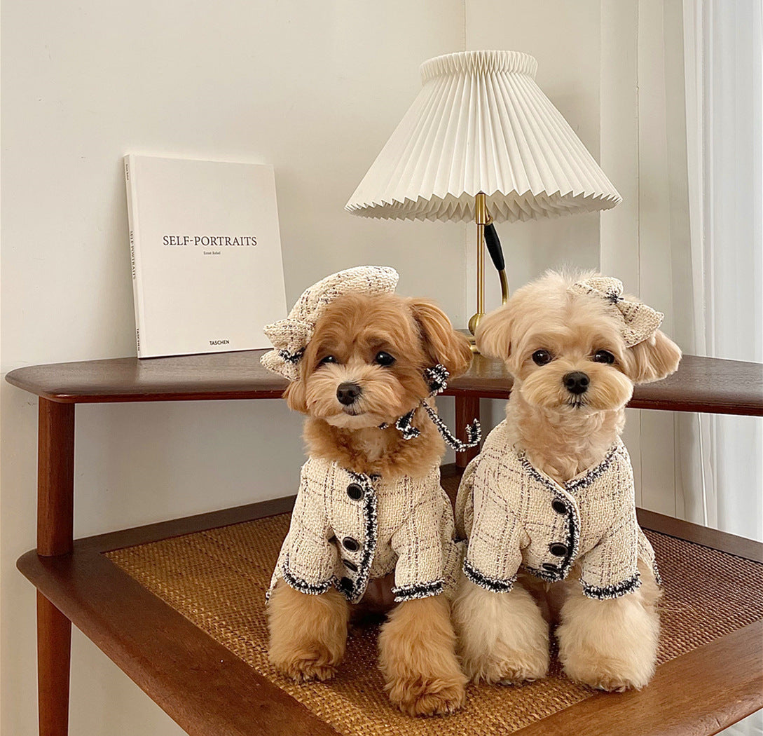 Luxury Dog Dress | French Vanilla Princess Skirt for Pets