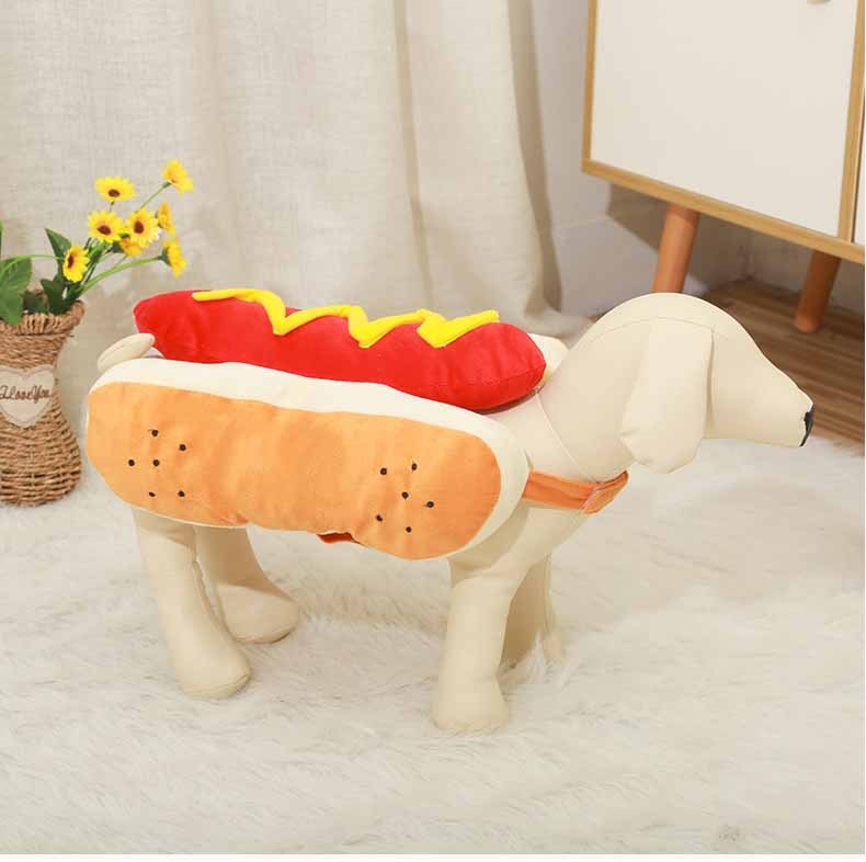 Hot Dog Pet Costume | Funny Halloween Outfit for Dogs & Cats