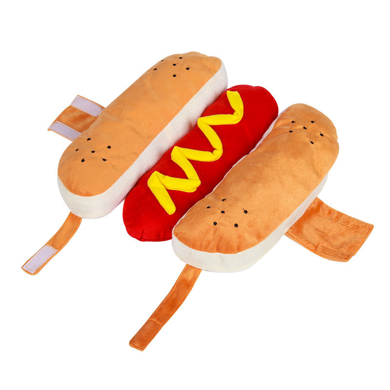 Hot Dog Pet Costume | Funny Halloween Outfit for Dogs & Cats
