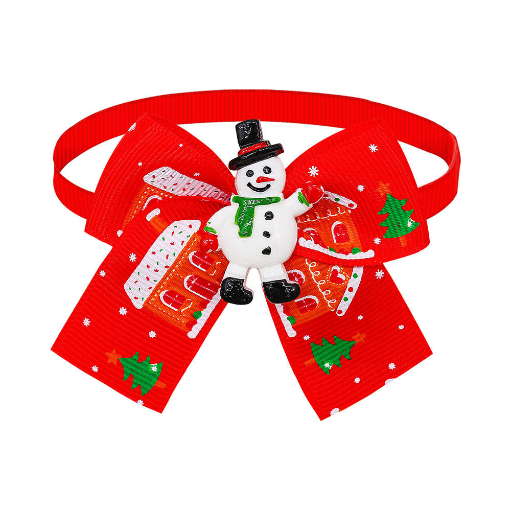 Christmas Pet Bow Tie Collar | Adjustable, Festive & Adorable
