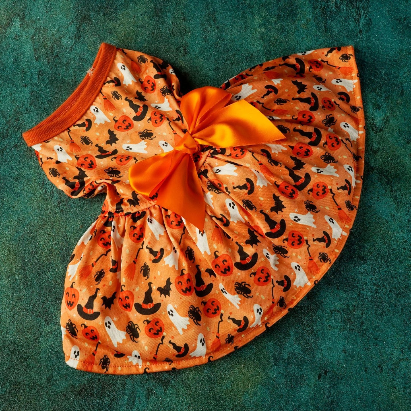 Halloween Pet Dress | Cute Pumpkin & Ghost Dog Outfit for Parties