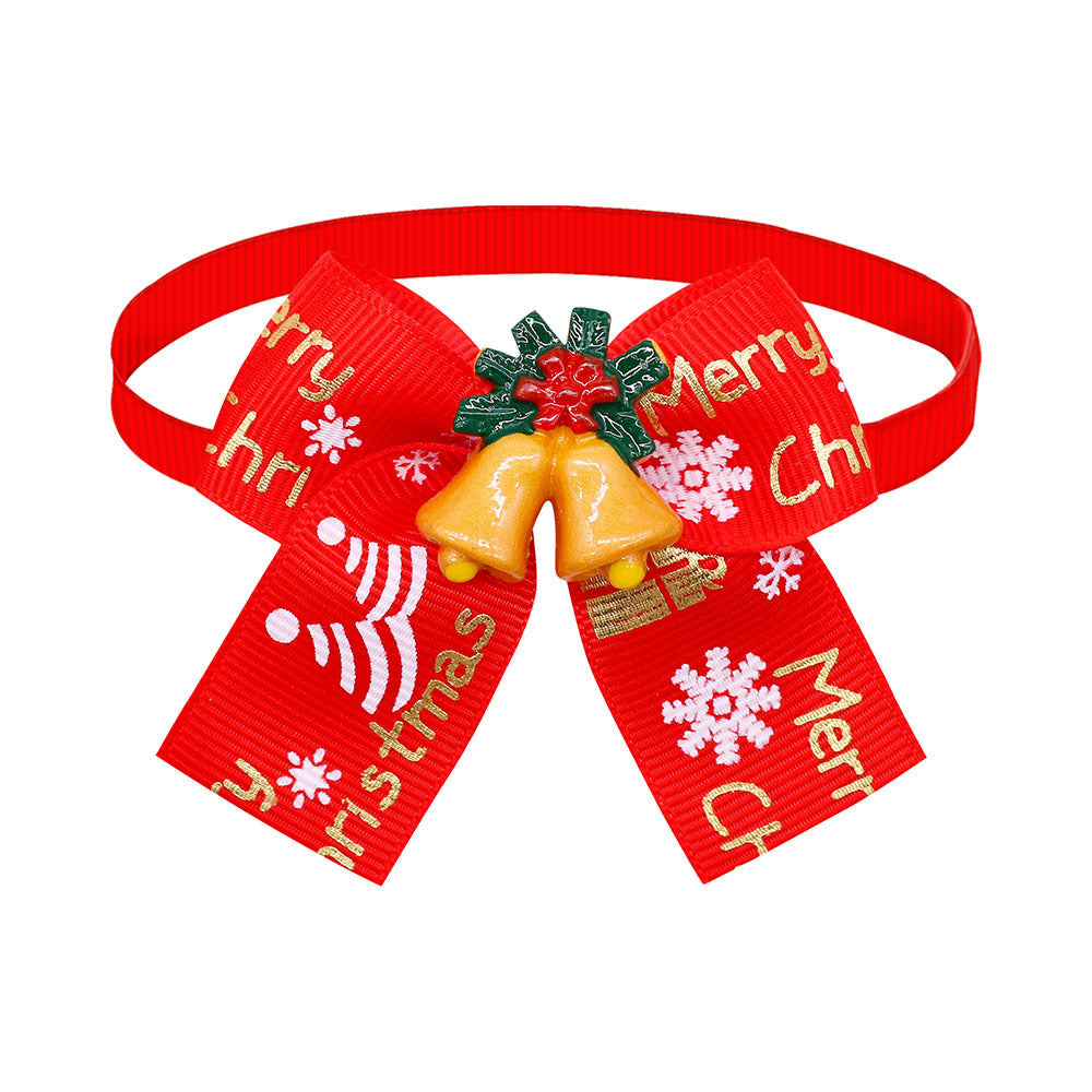Christmas Pet Bow Tie Collar | Adjustable, Festive & Adorable