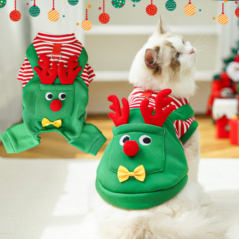Christmas Reindeer Pet Costume | Festive Dog & Cat Outfit