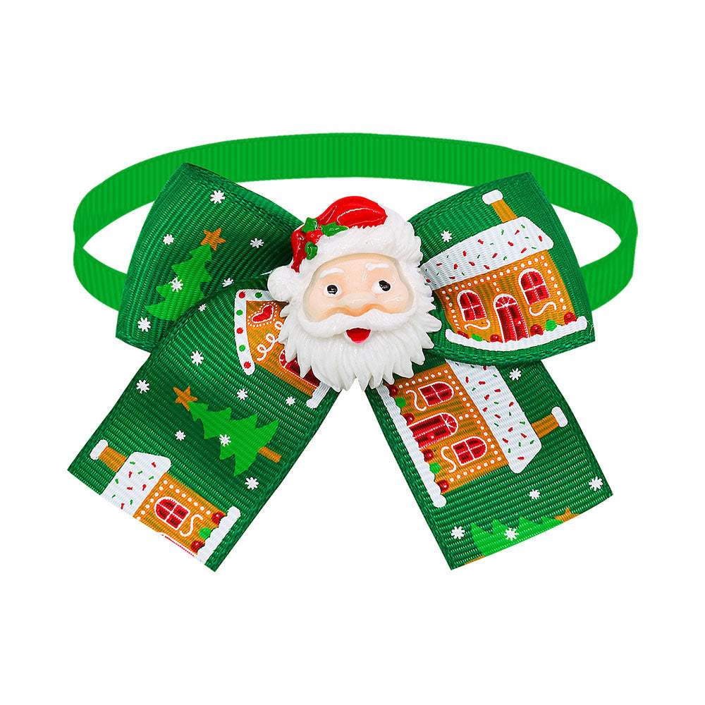 Christmas Pet Bow Tie Collar | Adjustable, Festive & Adorable